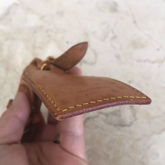 Louis Vuitton Leather Luggage Tag & Poignet - Picture 6 of 7